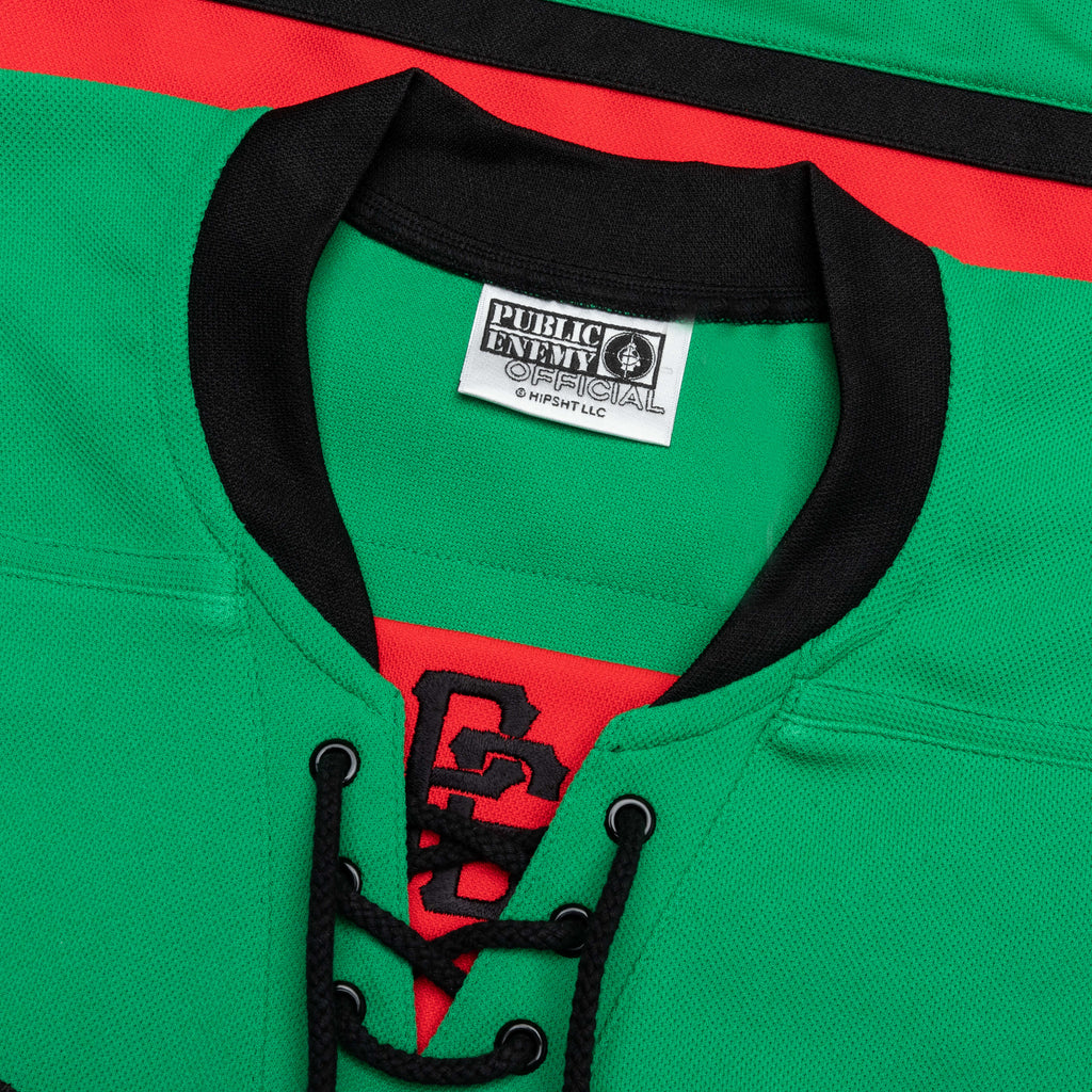 Saint Michael x Public Enemy Saint Enemy Game Shirt - Green