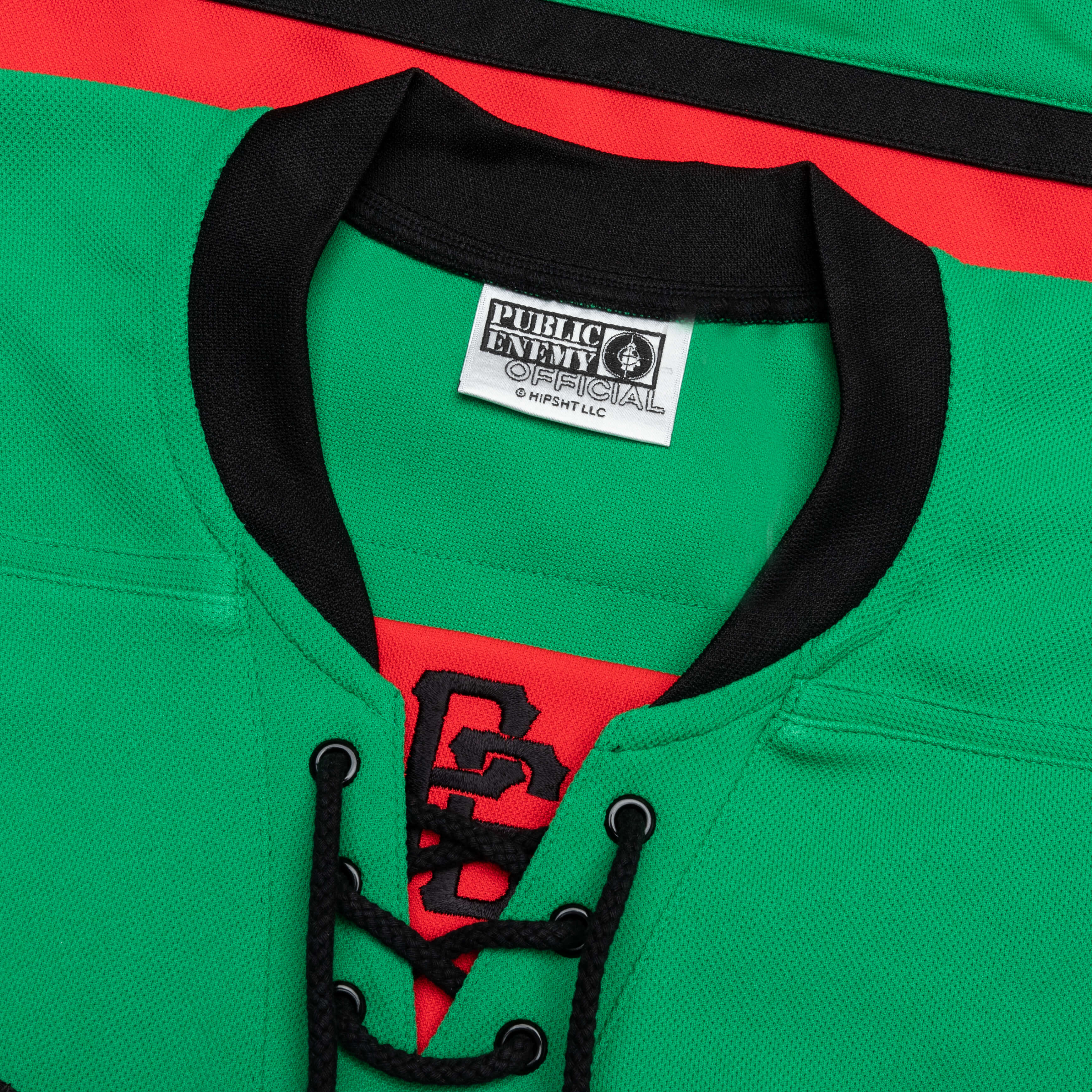 Saint Michael x Public Enemy Saint Enemy Game Shirt - Green
