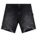 Double Knee Shorts - Black