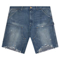 Double Knee Shorts - Blue
