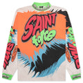 Saint Racing L/S Tee - White