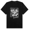 Scribbled Cowboy Logo Tee - Black