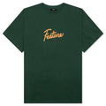 Script Tee - Dark Green