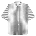 Stripe Button Up Shirt - Black/White