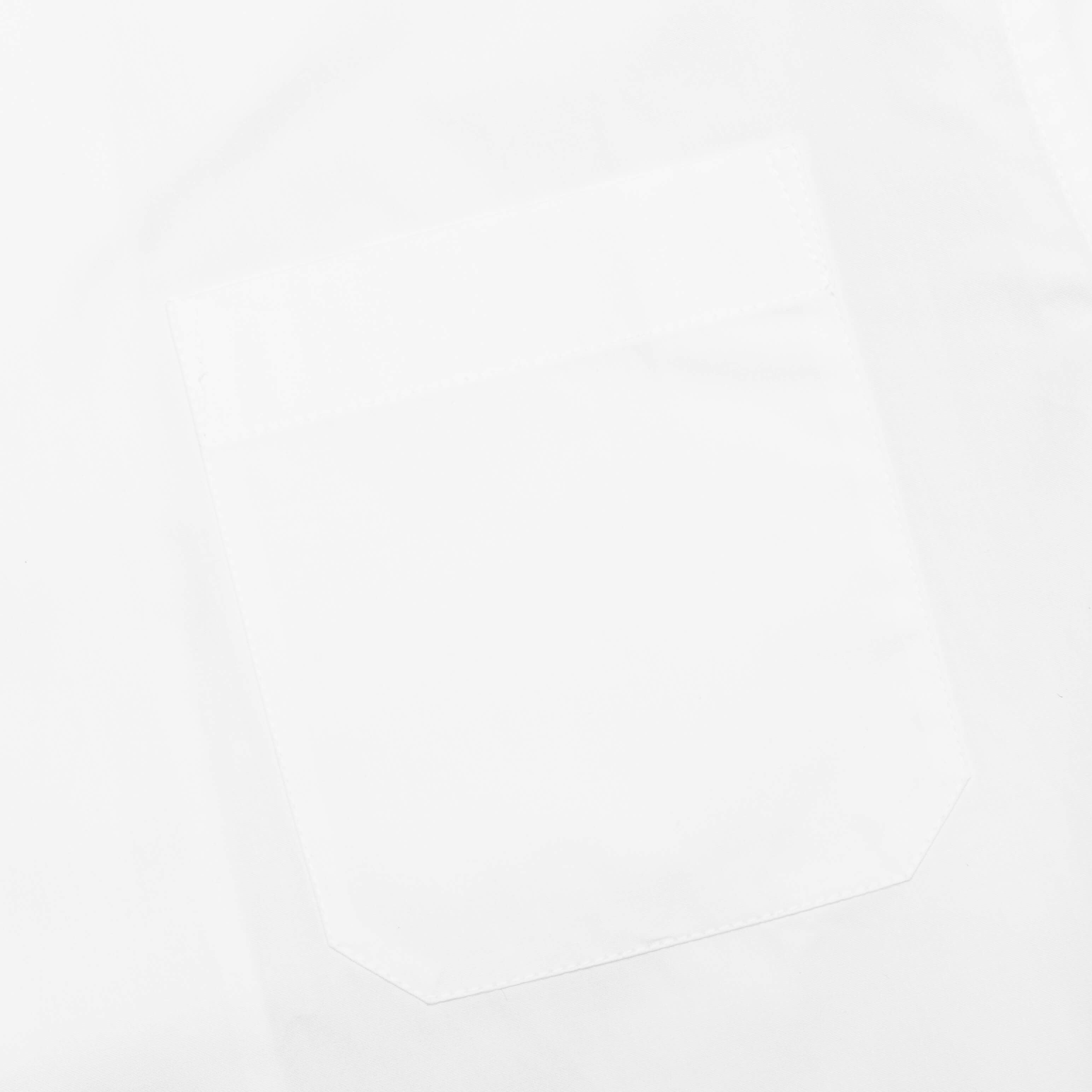 Poplin Bowling Shirt with Dante Patch - Lily White
