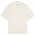 Glass Finish Cotton Poplin Shirt - Eggshell