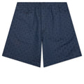 Shiny Monogram 72 Denim Bermuda Shorts - Grey/Blue