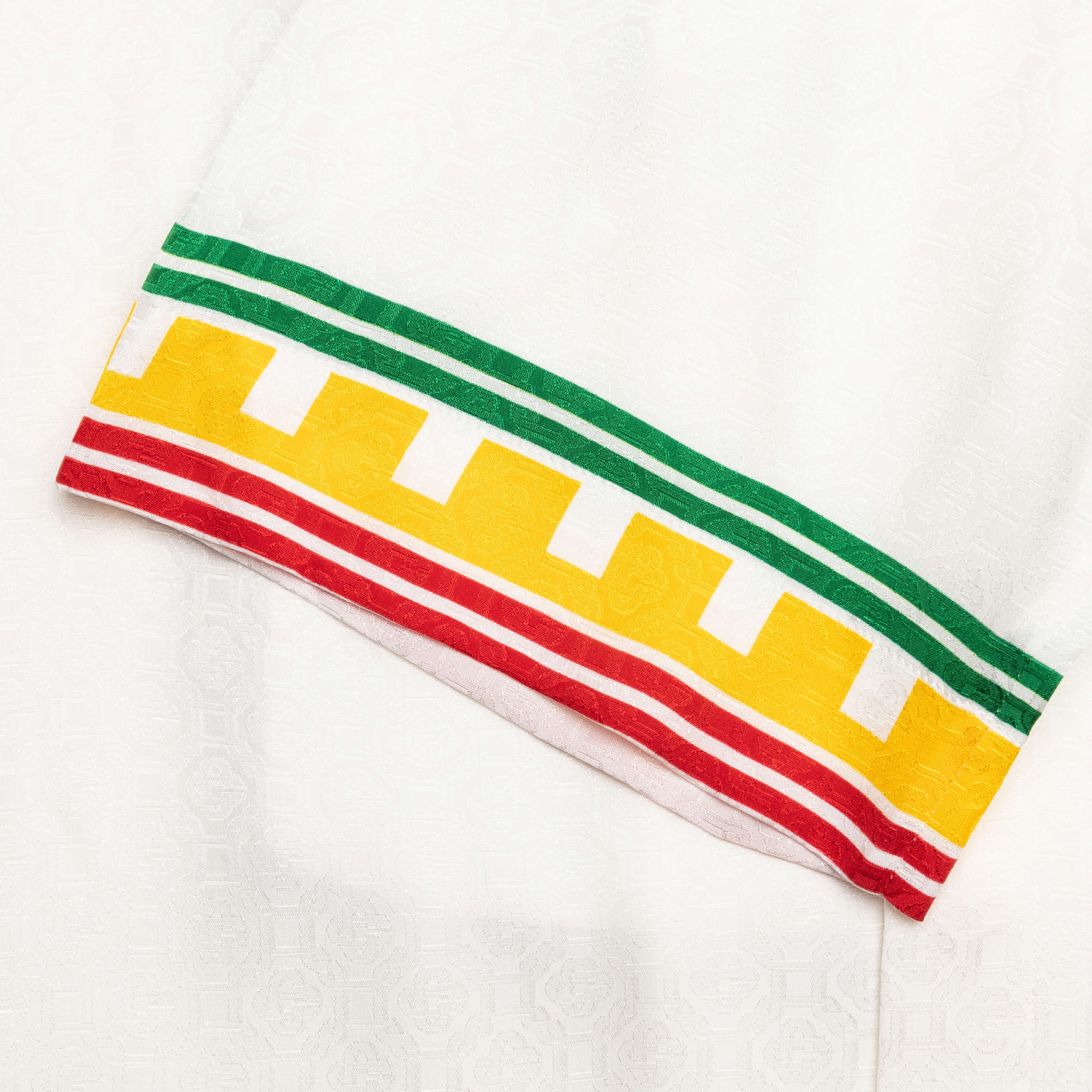 Short Sleeve Cuban Collar Shirt - White