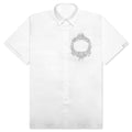 Short Sleeve Military Shirt - White