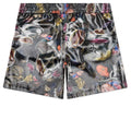 Printed Shorts - Black/Multi