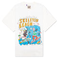 Skeleton Beach Surf Tee - Light Archival White
