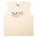 Sleeveless Crew Tee - Archival White