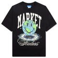 Smiley Galaxy T-Shirt - Black