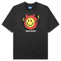 Smiley Masked T-Shirt - Washed Black