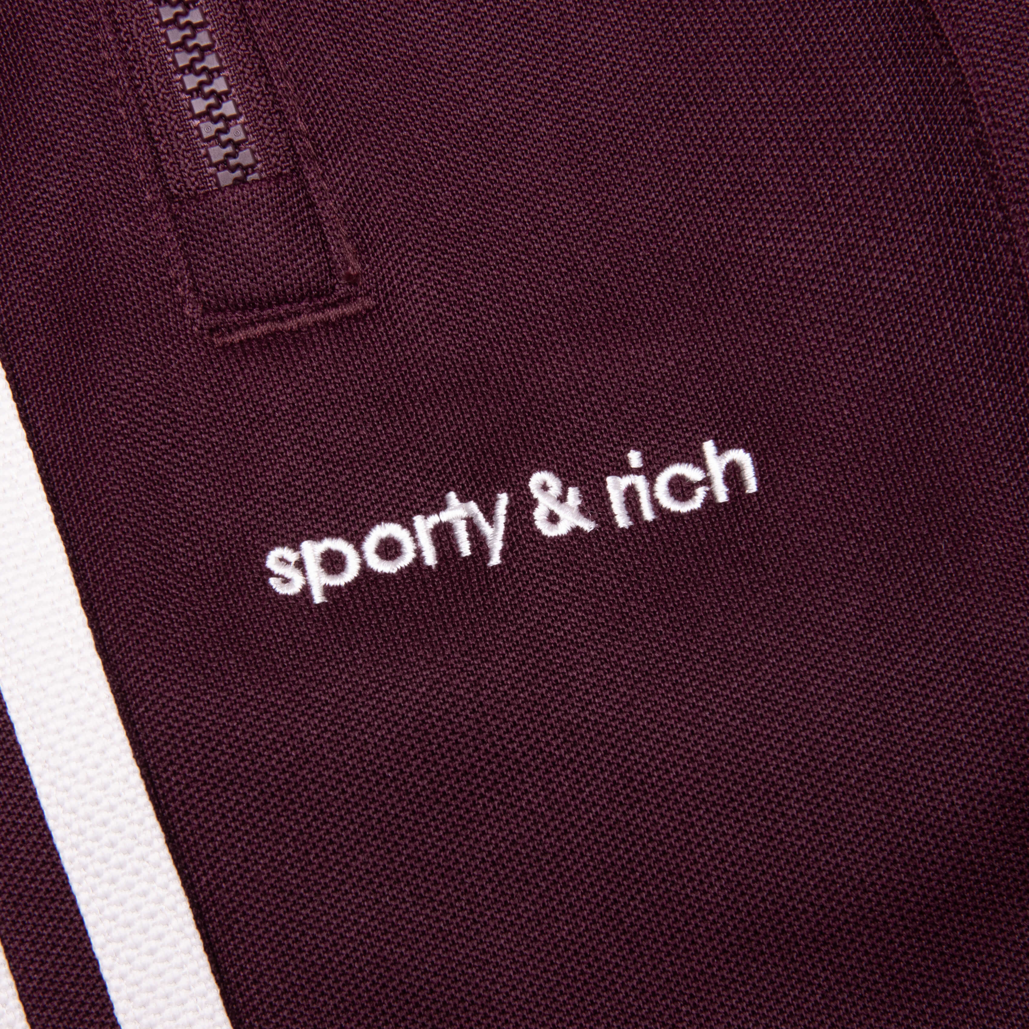 Adidas x Sporty & Rich Track Pant - Maroon