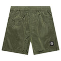 Nylon Metal Shorts - Olive