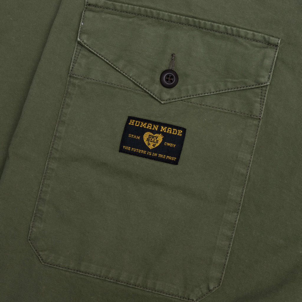 Straight Cargo Pants - Olive Drab