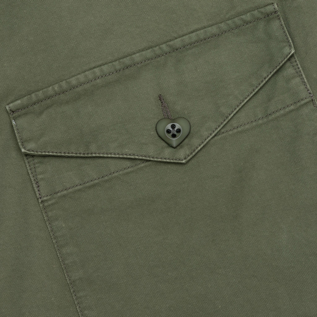 Straight Cargo Pants - Olive Drab