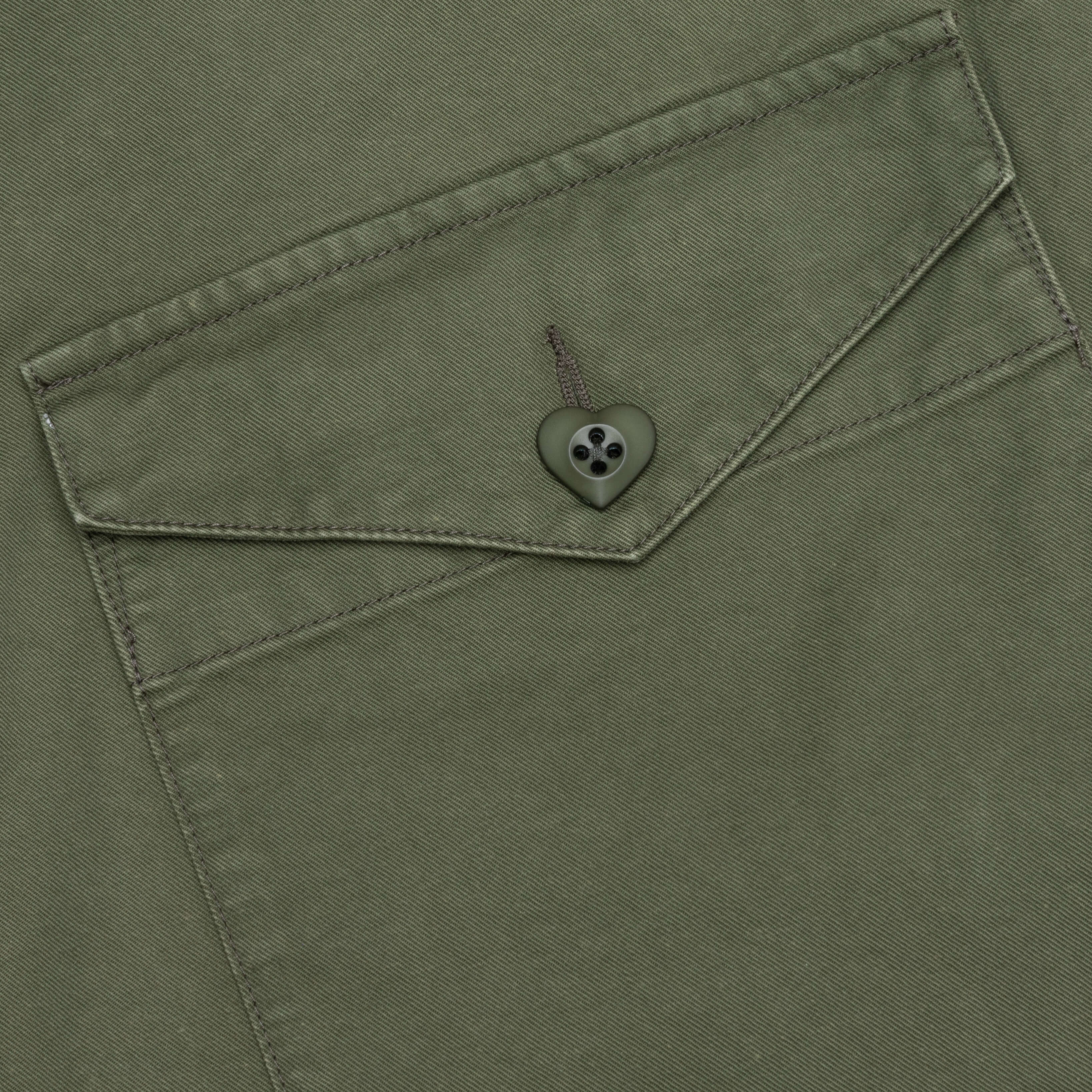 Straight Cargo Pants - Olive Drab