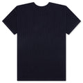 Pleated T-Shirt - Blue