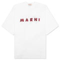 The Wrinkled Logo T-Shirt - Lily White