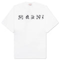 Pop Fields Logo T-Shirt - Lily/White