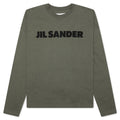 Long Sleeve Logo T-Shirt - Thyme Green
