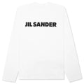 Long Sleeve Logo T-Shirt - Porcelain