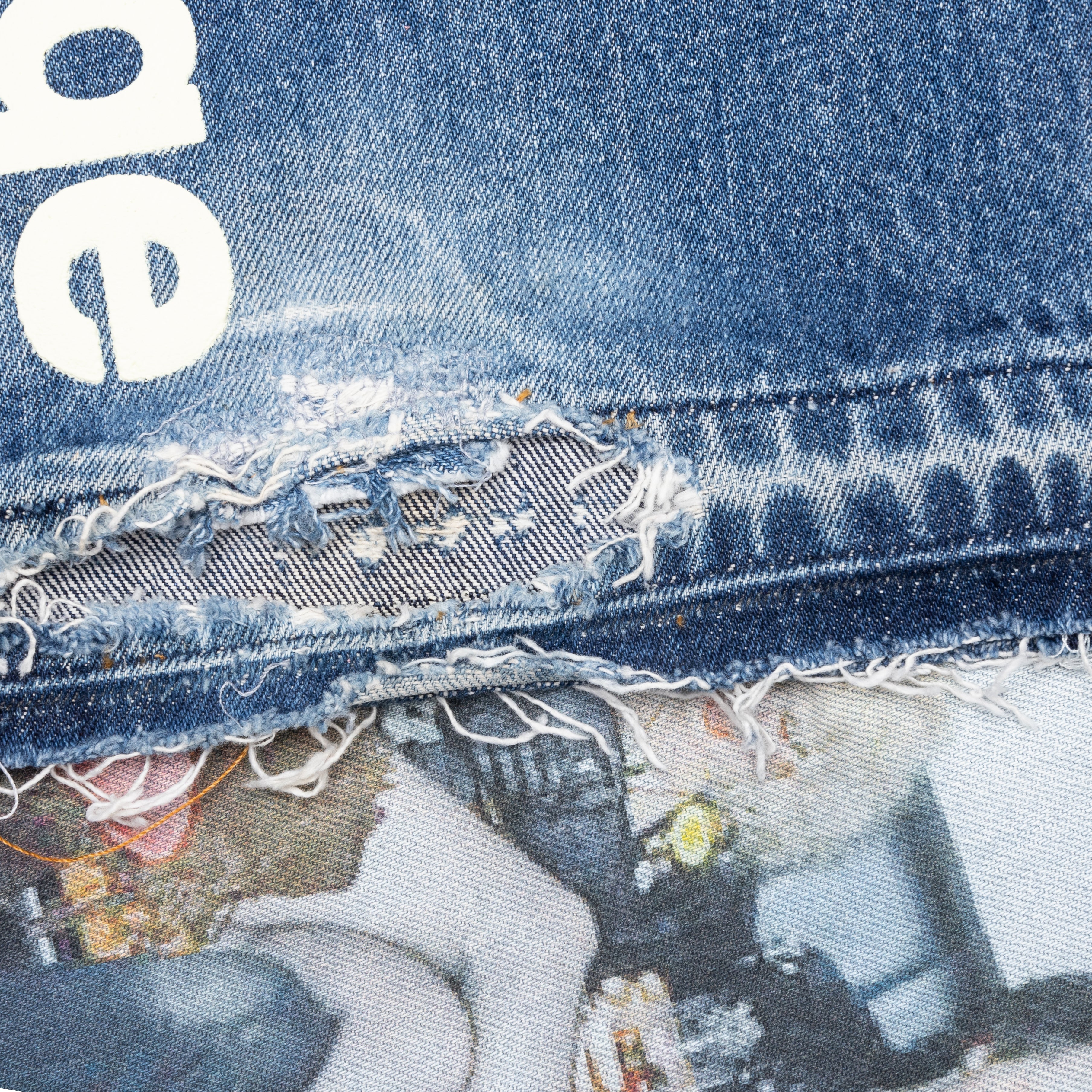 Tabloid Denim Pants - Indigo