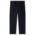 Gabardine Wool Trousers - Navy