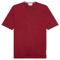 S/S Ringer Tee - Dark Red