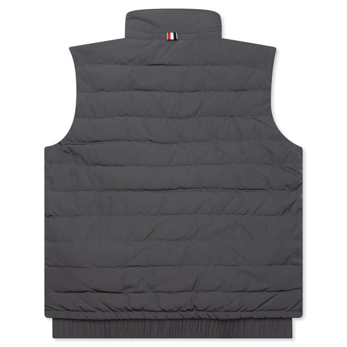 4Bar in Poly Twill Down Filled Ski Vest - Medium Grey