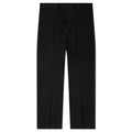 Recycled Polyester Gabardine Loose Fit Trousers - Black