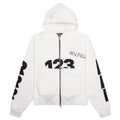 USO-123 CVA Zip Hoodie - Max White