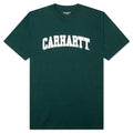 University S/S T-Shirt - Botanic/White