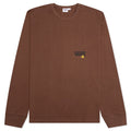 Vans Vault x Perks And Mini Spiral Checker L/S Tee - Mustang
