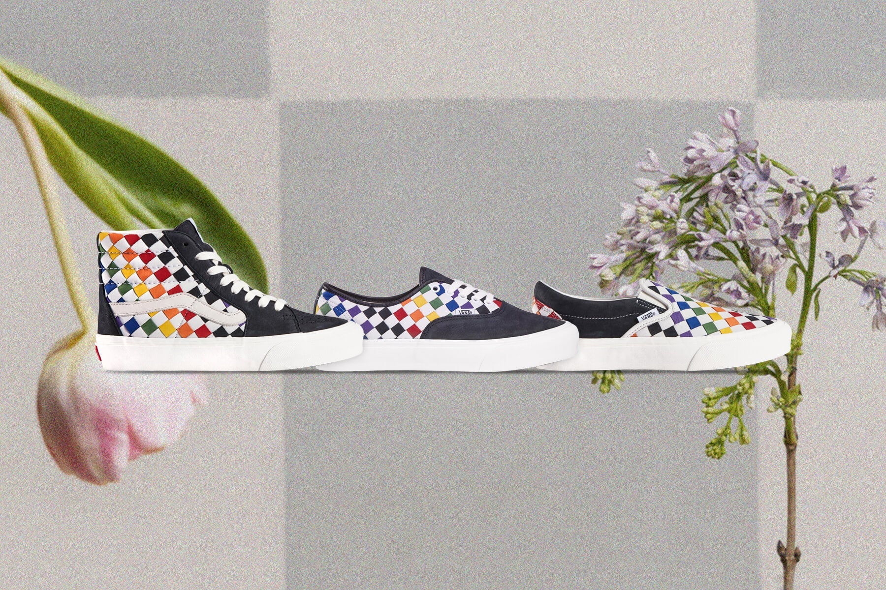 Authentic VLT LX "Pride" - Woven Leather Rainbow