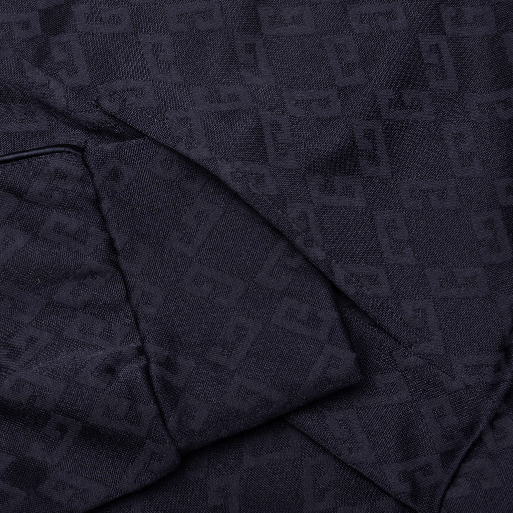 Vintage Full Zipped Tracksuit Sweatshirt - Dark Blue