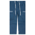 Visitor Wide Fit Cargo Pants - Navy