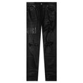 Wax Logo Jean - Black