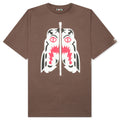 White Tiger Tee - Brown