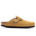 Women's Narrow Boston Suede Embossed - Cork Brown