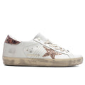 Women's Super Star Leather Sneaker - White/Peach/Antique Rose