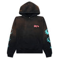 Xiao Long Oversized Hoodie - Bleached Black