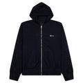 Zipped Hoodie In Monogram 72 Jacquard - Black/Navy