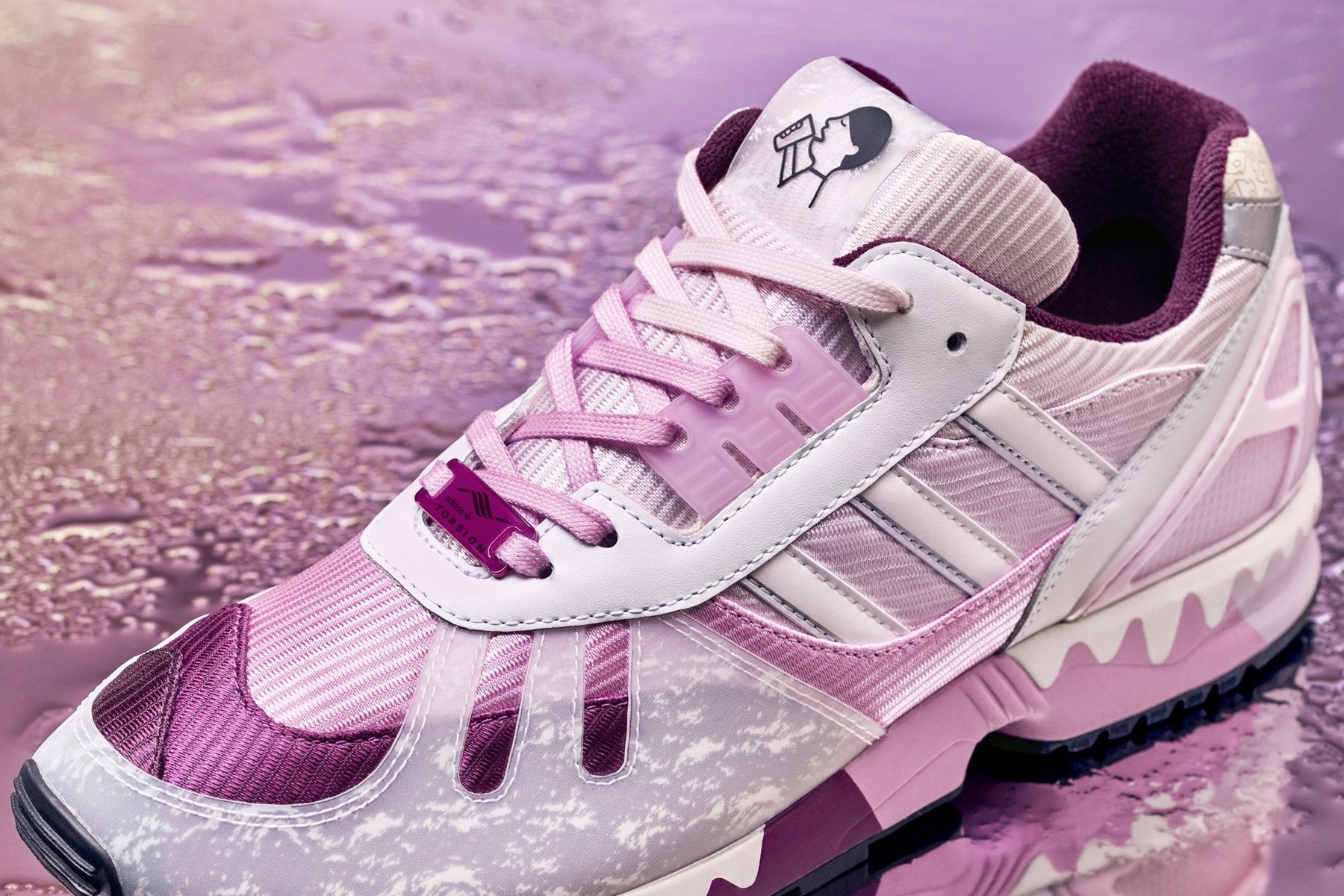 Adidas Originals x Hey Tea ZX 6000 - White/Merlot