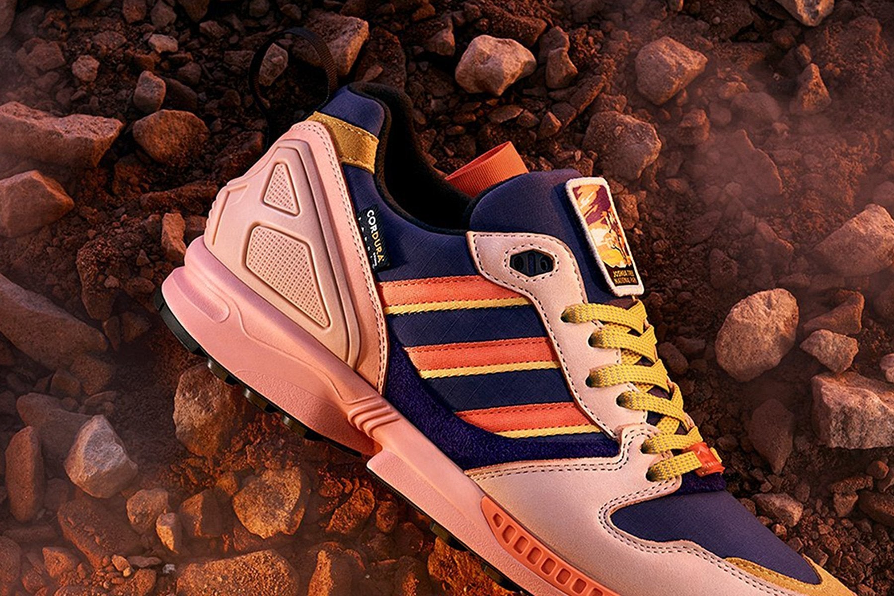 Adidas Originals x National Park Foundation ZX 5000 "Joshua Tree" - Vapour Pink/Easy Orange