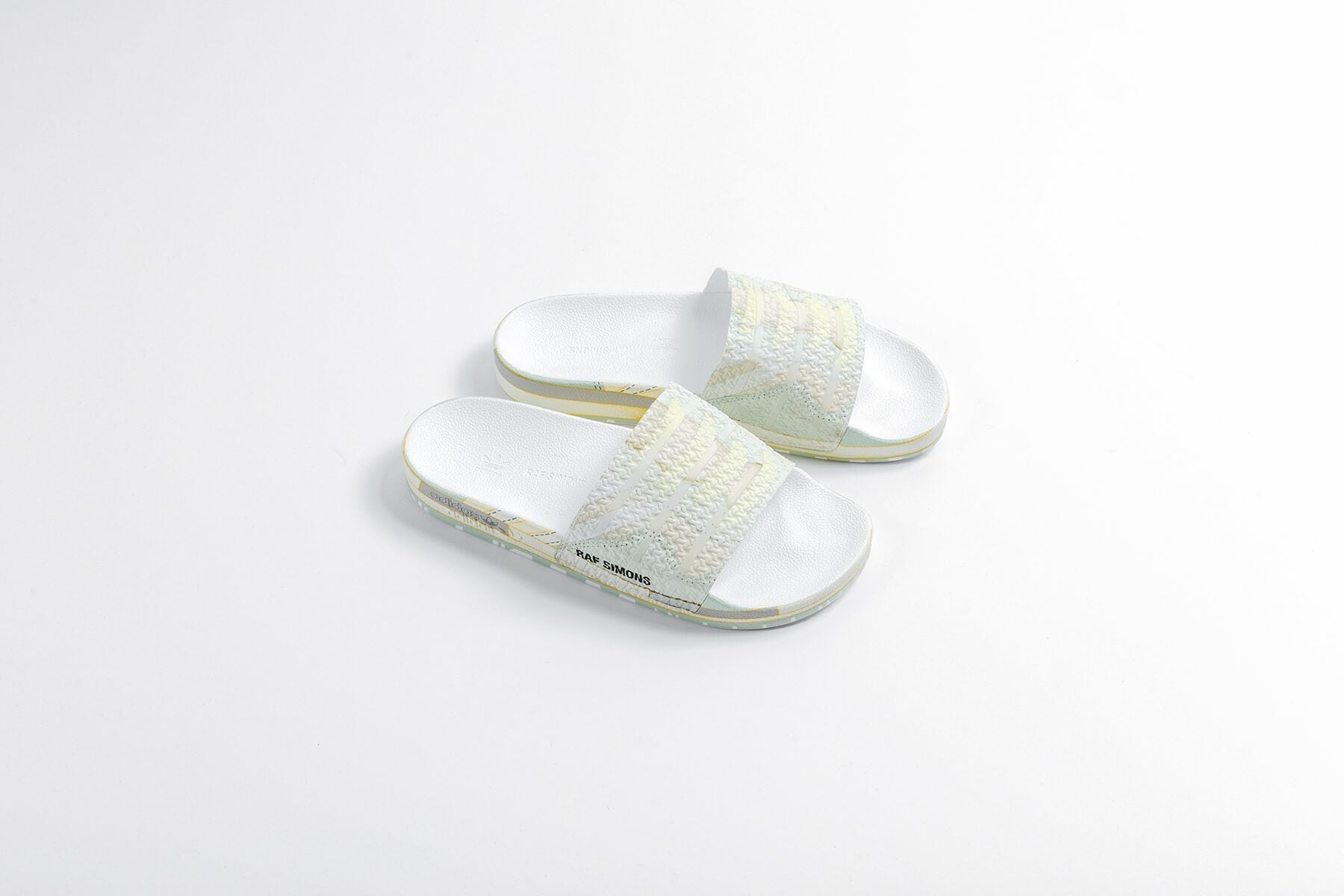 Adidas x Raf Simons Peach Adilette - Light Sand