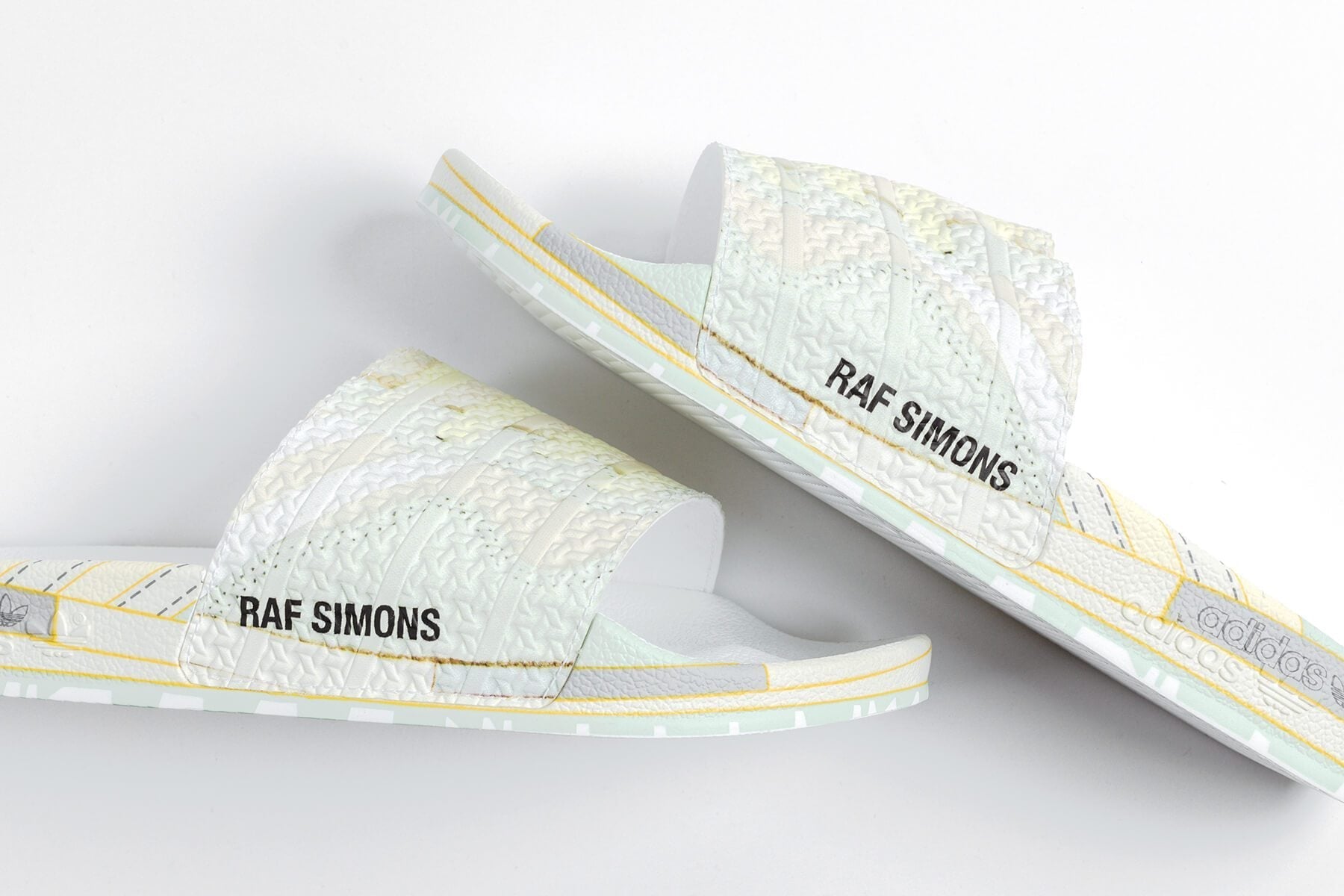 Adidas x Raf Simons Peach Adilette - Light Sand