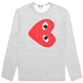 Women's Sideways Logo L/S Tee - Grey